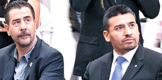 Security Minister Cabeza de Vaca and Attorney General Zamarripa.