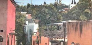 Calle Aldama & Cardo by Karen Lee Dunn of San Miguel de Allende.