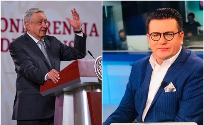 AMLO and García, who claimed journalists pay more taxes than the president has paid in his entire life.