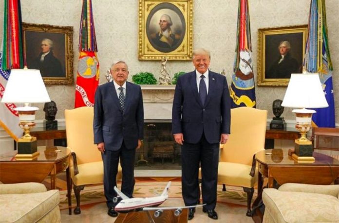 The two presidents in the Oval Office on Wednesday.