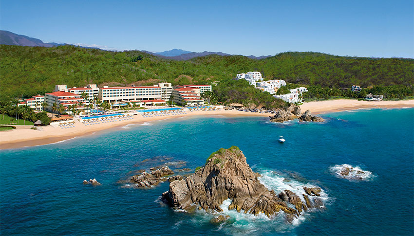 Dreams, one of several beach resorts in Huatulco.