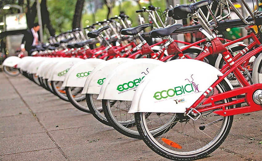 The city's Ecobici is Latin America's biggest bike-sharing system.