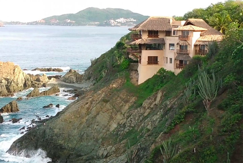 The Ixtapa home allegedly purchased with bribe money deposited to an account held by Lozoya's mother, Gilda Austin.