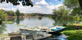 Hueyapan Lake: polluted by pipeline spills.