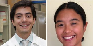 Mexican winners Larragoiti and Soria.