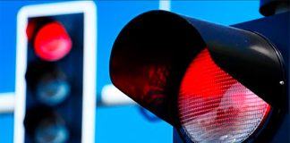 The light is about to turn red in southern Quintana Roo.