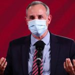 Deputy Minister López-Gatell is rarely seen wearing a face mask.