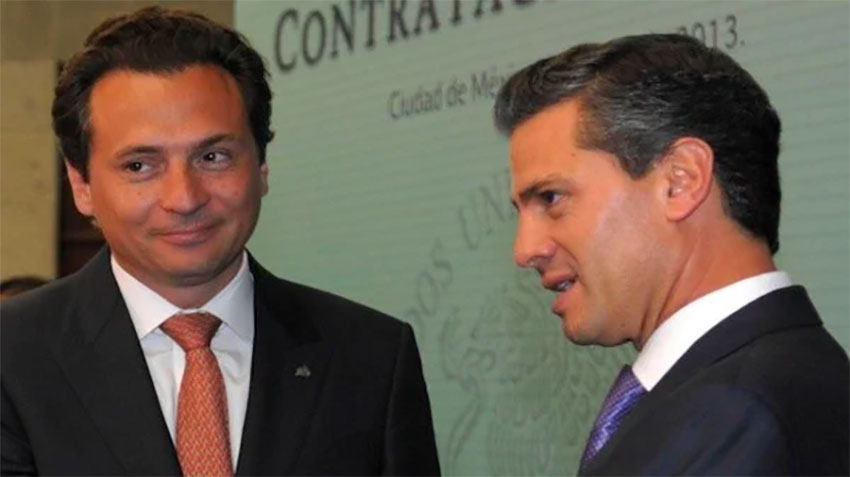 Lozoya and Peña Nieto were close associates.