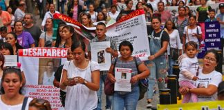 One of many marches for the missing held over the years.