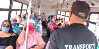 Free masks will be distributed, particularly at bus stops to encourage their use by transit passengers.