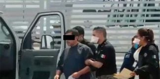 Ayotzinapa suspect Casarrubias during his arrest last week.