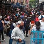 Downtown Mexico City was bustling on Tuesday.