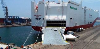 The Siem Confucius in Veracruz this week.