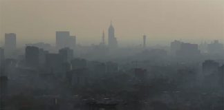 Situated on a plateau and surrounded by mountains, Mexico City is a bowl that traps smog and dust.