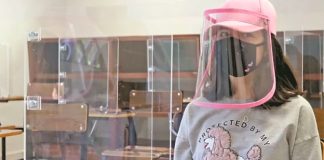 The new normal at a Mexico City private school.