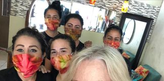 Staff at Tippy Toes in Mazatlán