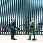 Trump tweeted a photo on Monday of his visit two weeks ago to the border wall, raising speculation that the topic would come up at his meeting with Mexico's president.