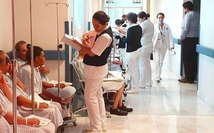 Healthcare workers account for 20% of all coronavirus cases in Mexico.