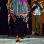 A dancer zapateando in Veracruz. It's not the same online.