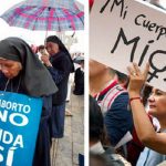 Yes and no to abortion: the debate continues.