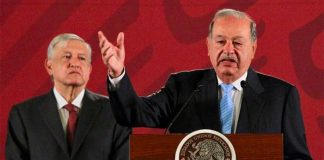 López Obrador and Slim: an unlikely duo.