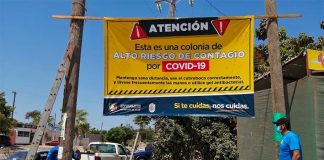 New Covid-19 banners in Baja California Sur.