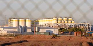 The unfinished brewery in Mexicali.