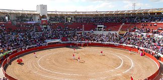 A bullfighting ring in Pachuca