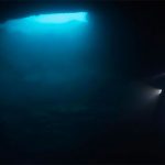 One of the cenotes found in waters between Isla Mujeres and Isla Contoy.