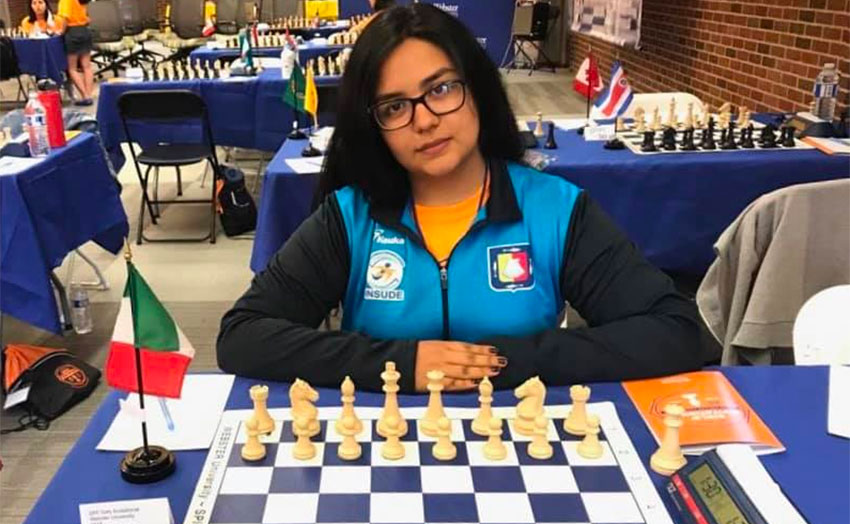 International chess champion Ayleen Maribel Ramírez.