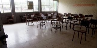 empty classroom
