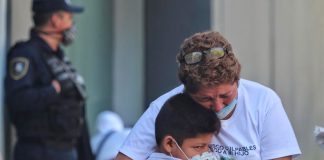 It was a day of protest and a day of grief for families of missing persons.