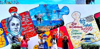 Artists' San José mural is dedicated to healthcare workers.