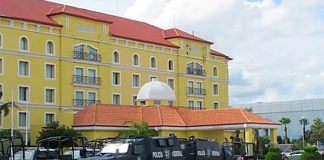 This hotel in Tamaulipas was home to Federal Police, posted to conduct operations against organized crime.