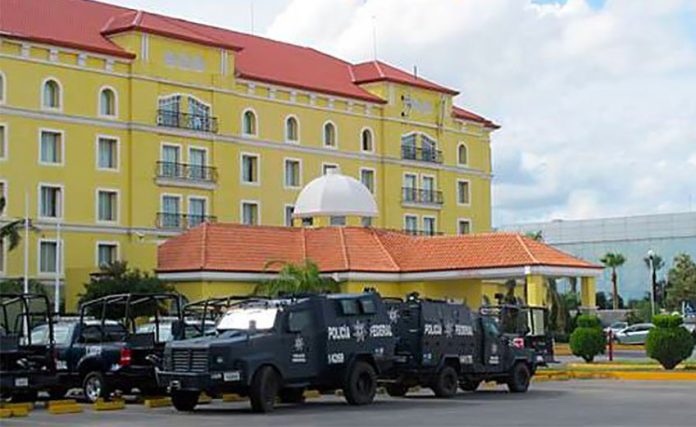 This hotel in Tamaulipas was home to Federal Police, posted to conduct operations against organized crime.