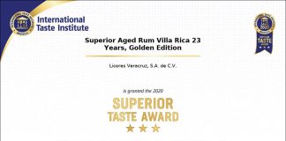 The award-winning rum from Veracruz.