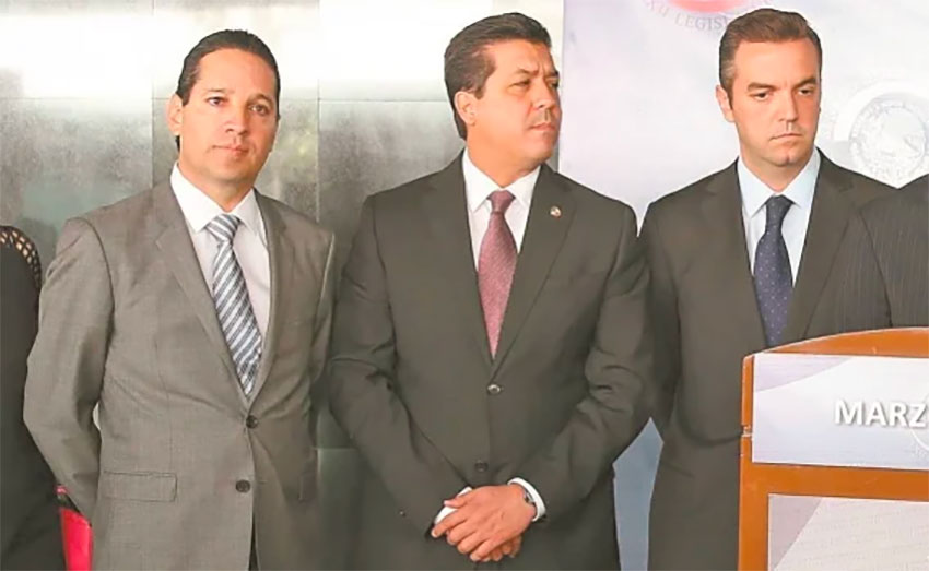 Ex-PAN senators Domínguez, García and Lavalle. The first two are currently governors of Querétaro and Tamaulipas.