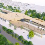 A Maya Train station as envisioned by Fonatur.