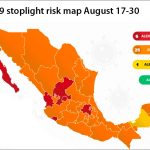 A splash of yellow has appeared on the coronavirus stoplight map, on which orange now dominates.