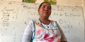 Teacher Juana Acosta is taking her class on the road.