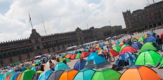 Unhappy campers: teachers union demands jobs for graduates.