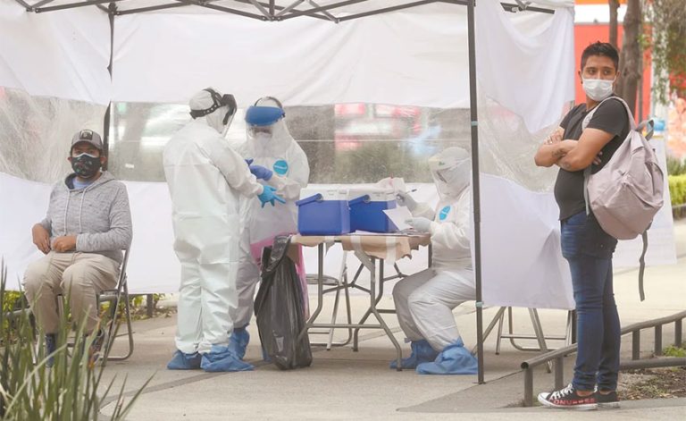Health officials say coronavirus case numbers are declining, but so is testing