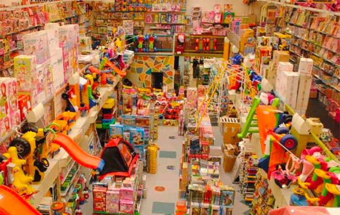Toy industry sees a 50% slump in sales.