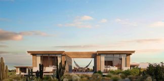 A rendering of a villa at a new hotel planned in Todos Santos.