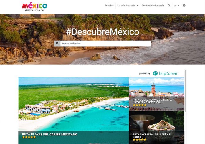 VisitMéxico.com, back on line and with mistranslations corrected.