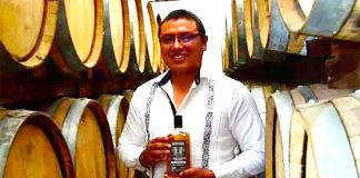 Hernández and is native corn whiskey from Oaxaca.