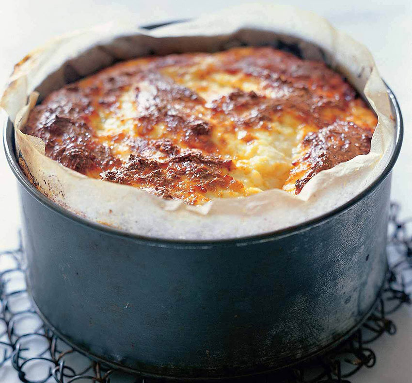 Baked requesón is a crowd-pleasing cheese dip.