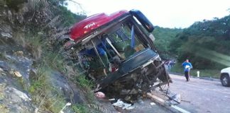 Monday morning's accident in Chiapas.