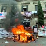 Offices of the Human Rights Commission have become a shelter.