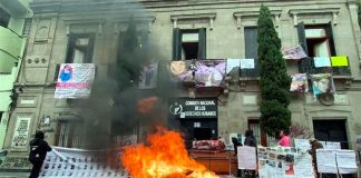 Offices of the Human Rights Commission have become a shelter.